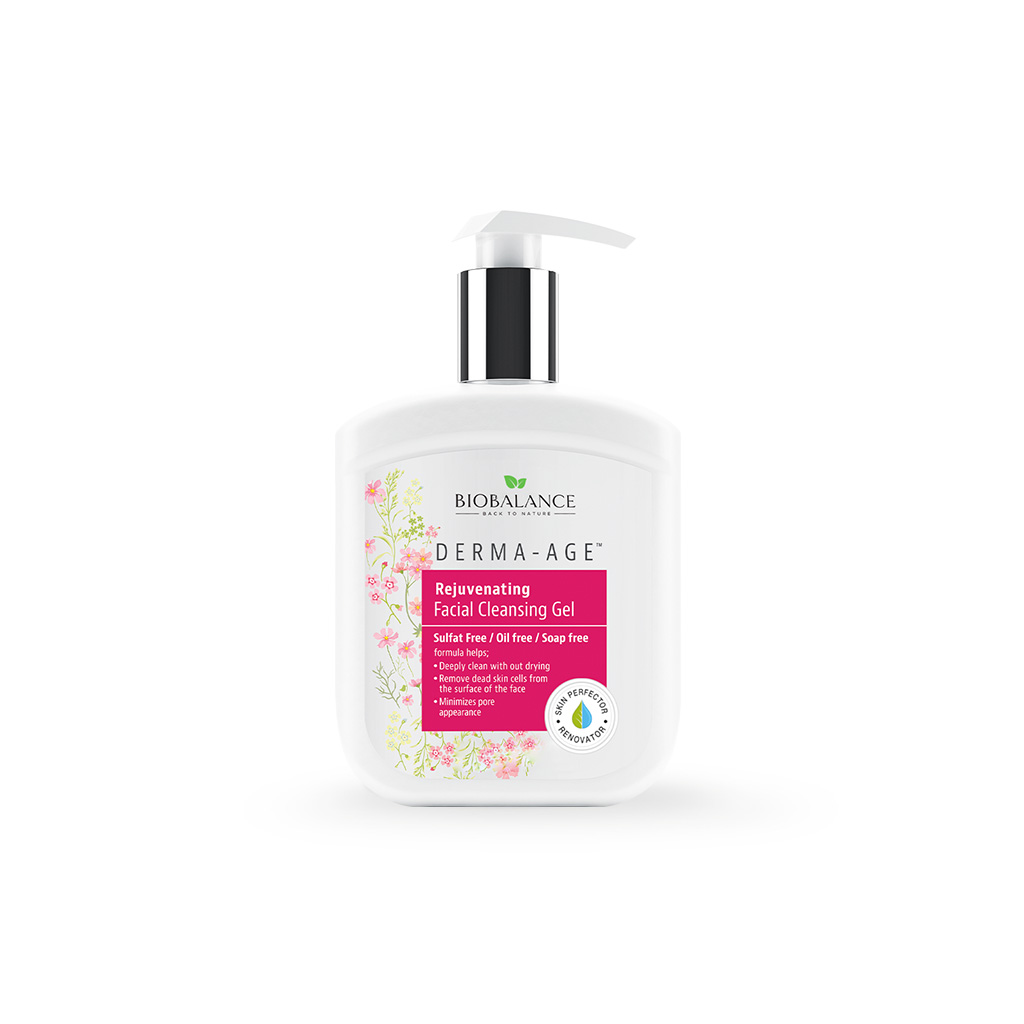 BB-DERMAAGE-GEL-BOX+BOTTLE DERMA-AGE REJUVENATING FACIAL CLEANSING GEL 250 ML - Görsel 1
