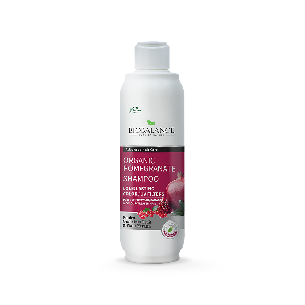 BB-POMEGRANATE-ŞAMPUAN-KUTU+ŞİŞE ORGANIC POMEGRANATE SHAMPOO 330 ML - Görsel 1